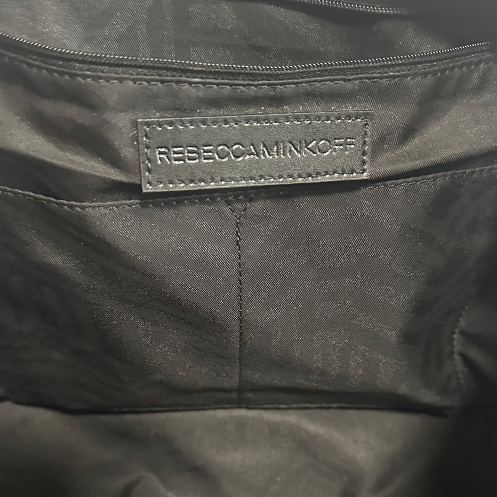 Rebecca Minkoff Vanity Zip Black Leather Satchel - Picture 14 of 16
